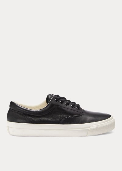 Women's Polo Ralph Lauren Bryn Leather Sneakers | 508126KWX